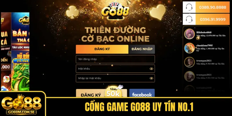 Cổng game Go88 uy tín No.1