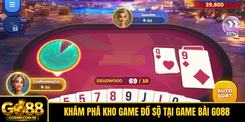 Khám phá kho game đồ sộ tại Game bài GO88