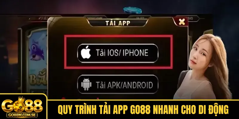 Quy trình tải app Go88 nhanh cho di động